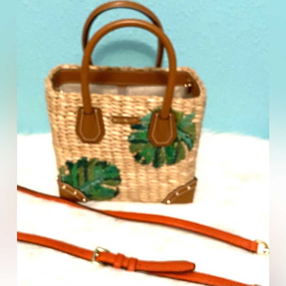 New Micheal Kors woven handbag with shoulder strap